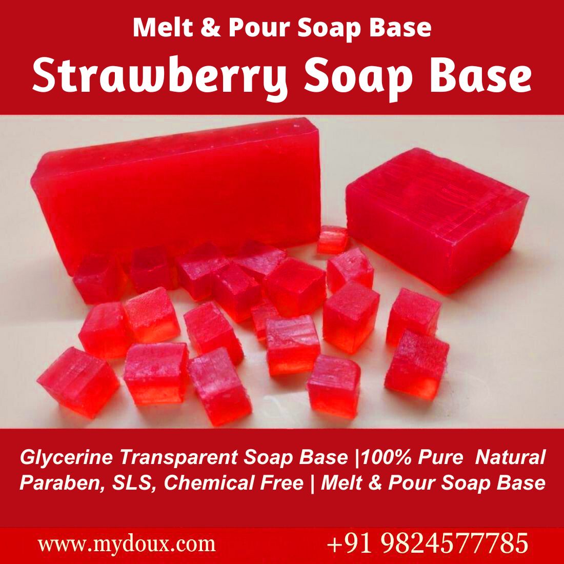 Strawberry Soap Base-1 kg